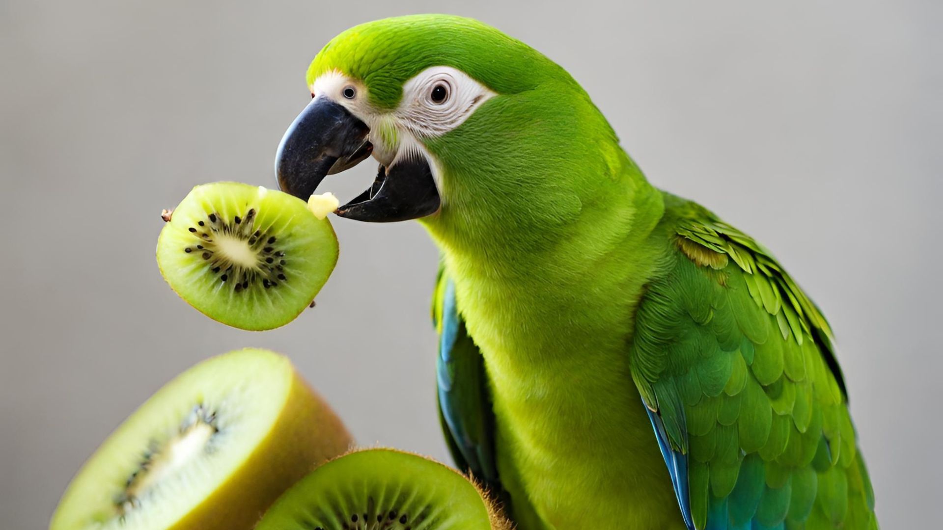 can parrots eat kiwi?