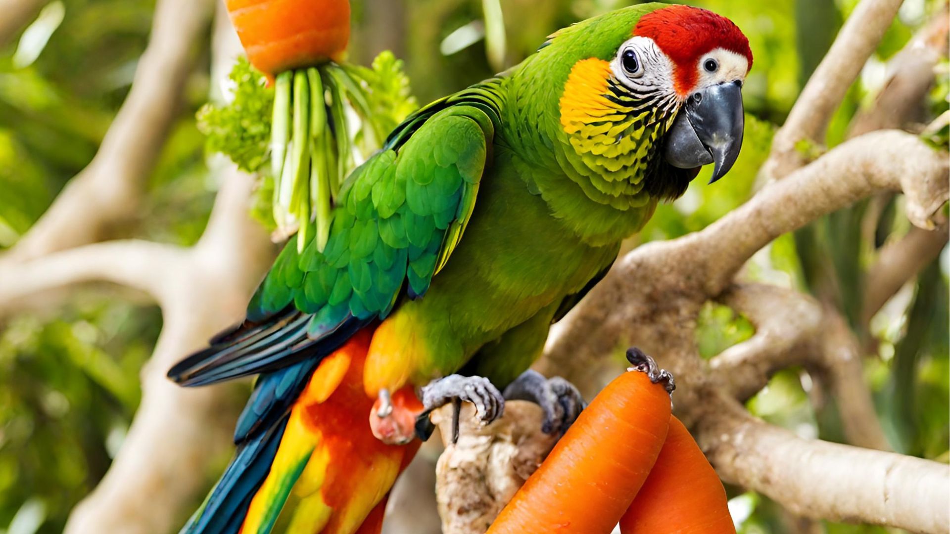 can parrots eat carrots