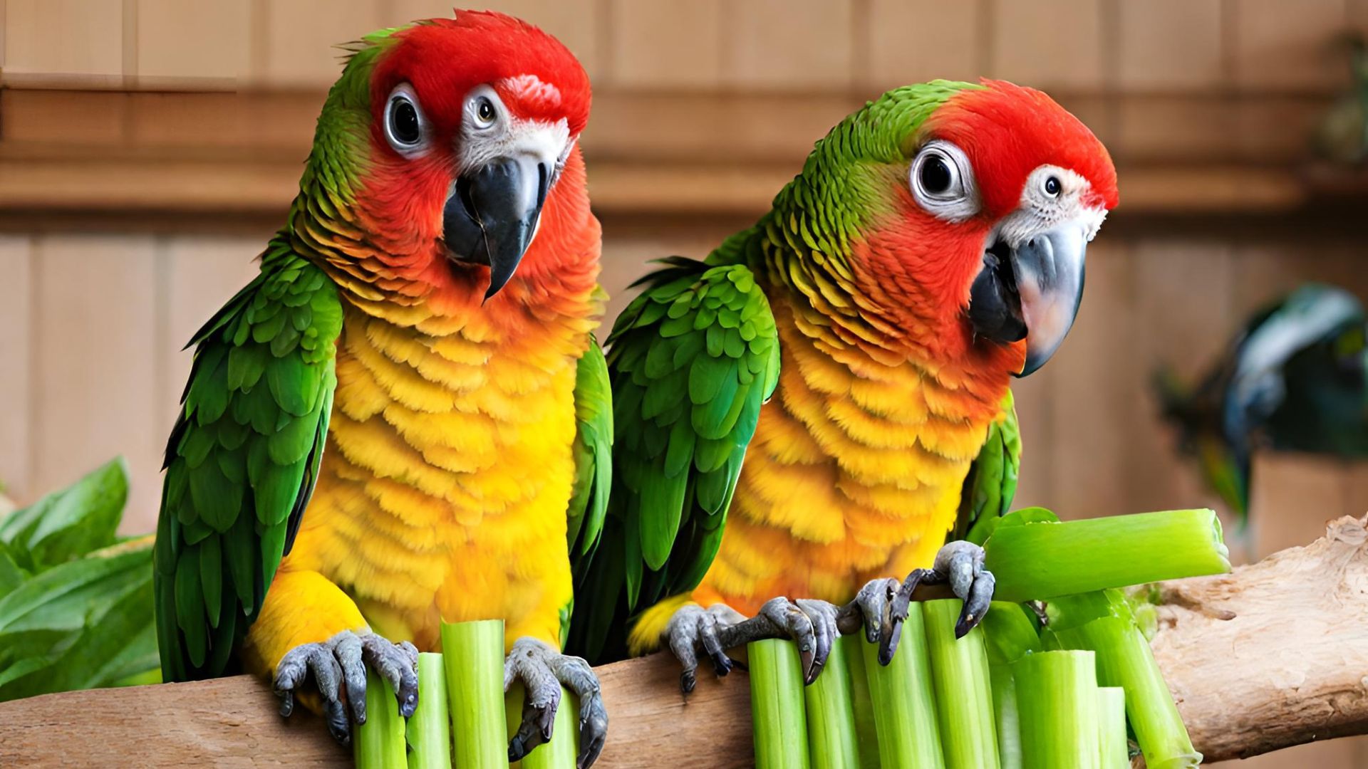 can conures eat celery